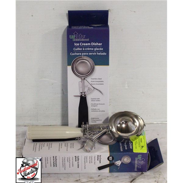 2 UPDATE INTERNATIONAL ICE CREAM DISHER 3 3/4 OZ