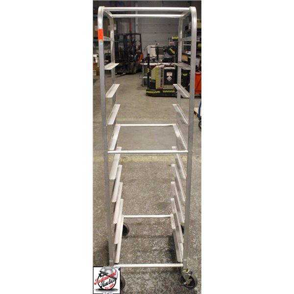 BAILIFF SEIZURE: ALUMINUM PAN/TRAY RACK