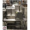 Image 1 : S/S SINGLE BASIN SINK W/ SOUTHBEND 12G KETTLE