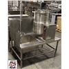 Image 2 : S/S SINGLE BASIN SINK W/ SOUTHBEND 12G KETTLE