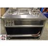 Image 1 : 3 WELL STEAM TABLE ON CASTORS