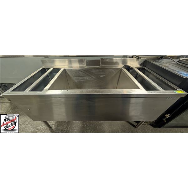 HALBAR 59" BAR SINK W/ 32" X 19.5" X 16" WELL.