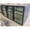 Image 2 : TRUE TRIPLE GLASS DOOR BACK BAR COOLER