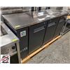Image 2 : NEW 73" S/S SOLID DOOR BACK BAR W/ DRAFT TOWER