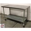 Image 2 : BAILIFF SEIZURE: 60" X 30" X 39" S/S WORK TABLE