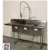 Image 2 : BAILIFF SEIZURE: OMCAN S/S 3-COMPARTMENT SINK