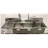 Image 3 : BAILIFF SEIZURE: OMCAN S/S 3-COMPARTMENT SINK
