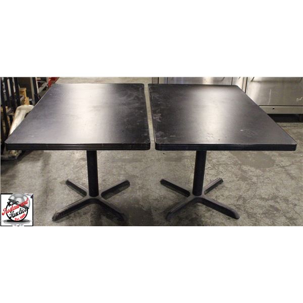 BAILIFF SEIZURE: 2 DINING TABLES 30" X 48" X 29.5"