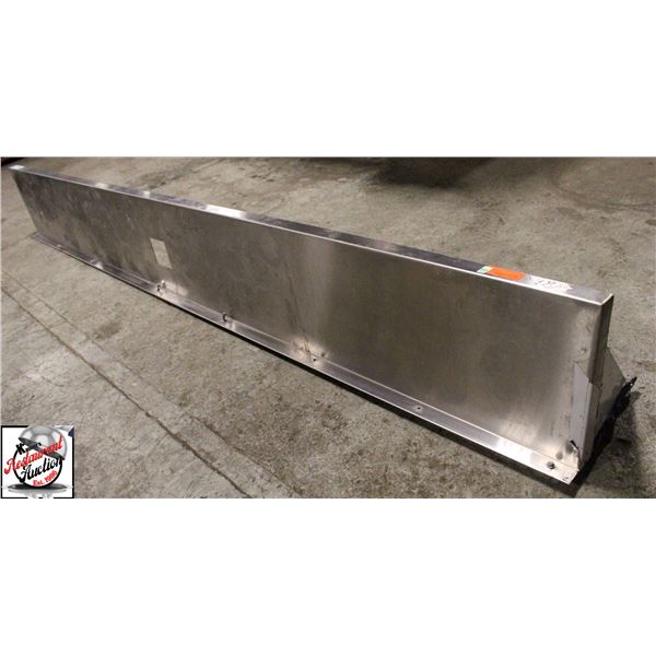 BAILIFF SEIZURE: S/S WALL SHELF 96" X 12"