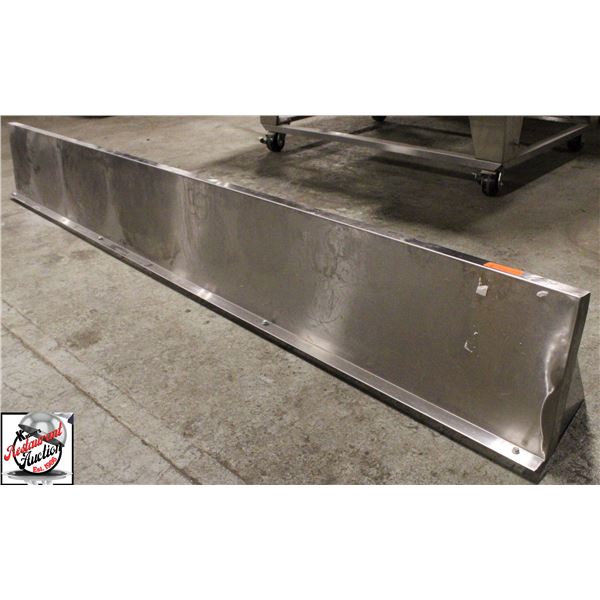 BAILIFF SEIZURE: S/S WALL SHELF 96" X 12"