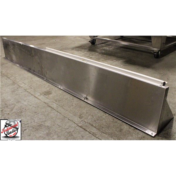 BAILIFF SEIZURE: S/S WALL SHELF 96" X 12"