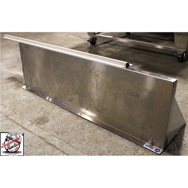 BAILIFF SEIZURE: S/S WALL SHELF 48" X 14"