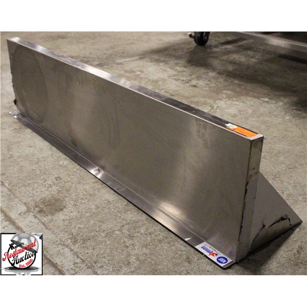 BAILIFF SEIZURE: S/S WALL SHELF 48" X 12"