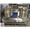 Image 1 : LIKE NEW CLEVELAND DOUBLE STEAM KETTLE W/ STAND