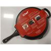 Image 6 : NEW 10" CAST IRON FRYING PAN W/ HELPER HANDLE