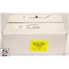 Image 1 : BOX OF 200 STRONG BLACK GARBAGE BAGS 26" X 36"