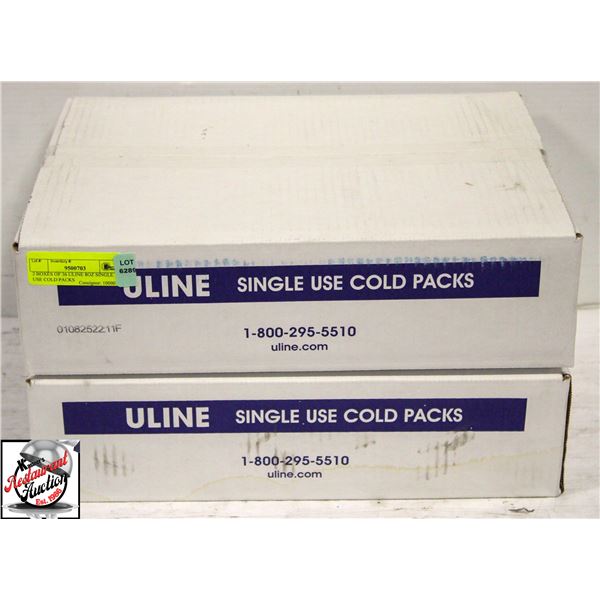 2 BOXES OF 36 ULINE 8OZ SINGLE USE COLD PACKS