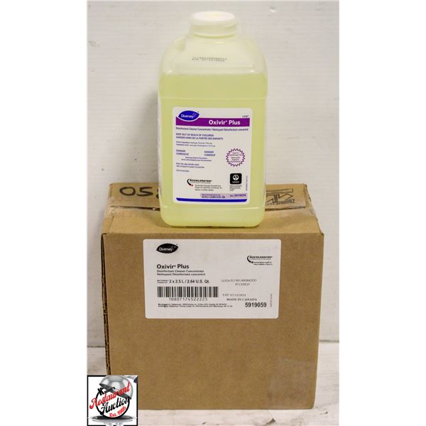 CASE OF DIVERSEY OXIVIR PLUS DISINFECTANT CLEANER