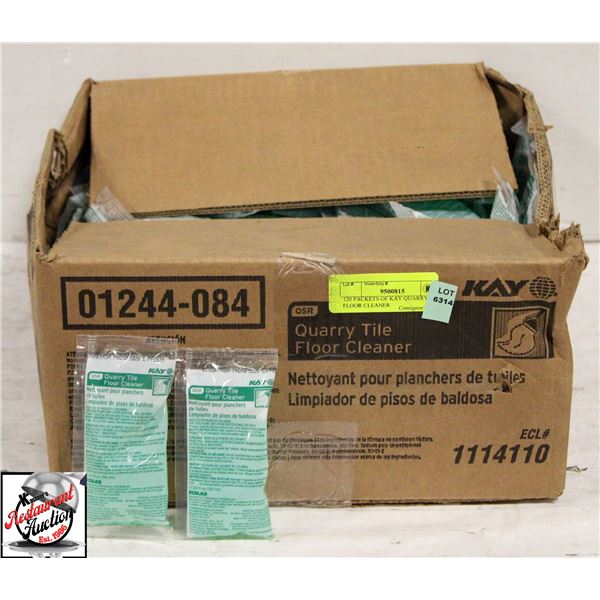 120 PACKETS OF KAY QUARRY TILE FLOOR CLEANER
