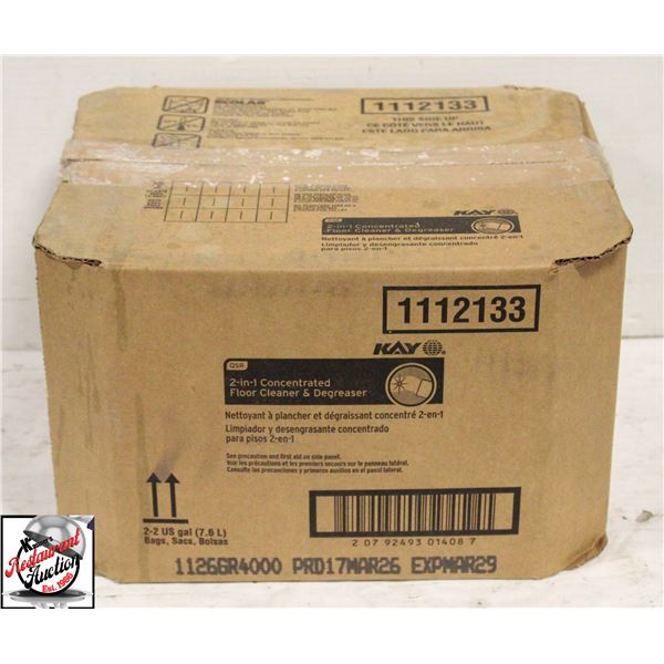CASE OF KAY 2-IN-1 FLOOR CLEANER & DEGREASER
