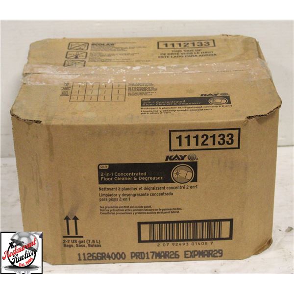 CASE OF KAY 2-IN-1 FLOOR CLEANER & DEGREASER