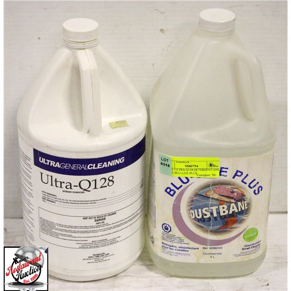 1 GAL ULTRA-Q128 DETERGENT AND 1 GAL BLU-LITE PLUS
