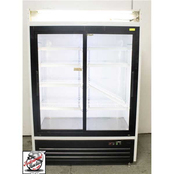 KOOL-IT DOUBLE SLIDING GLASS DOOR COOLER