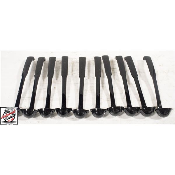 10 CARLISLE POLYCARB LADLE 0.75 OZ 10.5" BLACK
