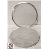 Image 1 : LOT OF 8 ALUMINUM 16" PIZZA SCREENS