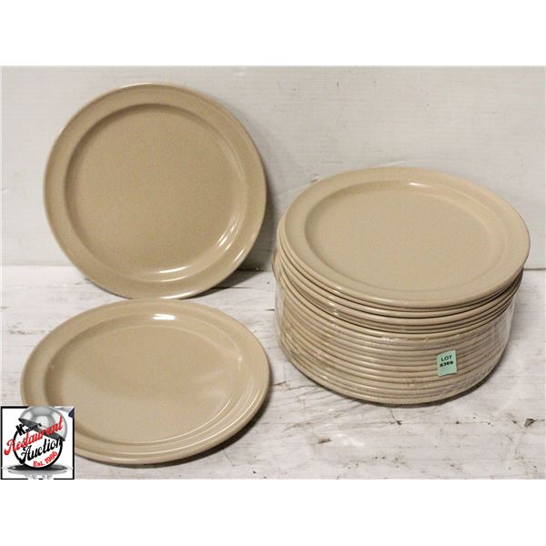 LOT OF 21 NEW GET MELAMINE 9" PLATES