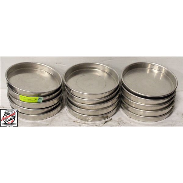 15 7" ALUMINUM PIZZA PANS