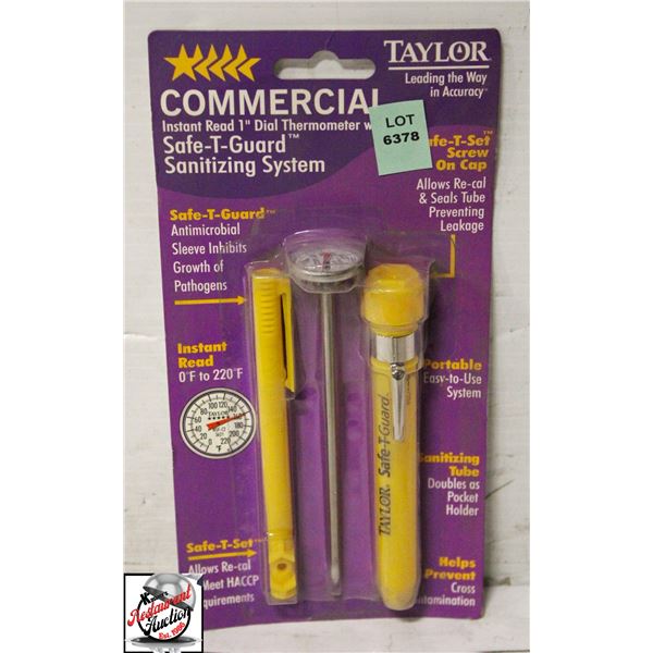 NEW TAYLOR COMMERCIAL DIAL MEAT THERMOMETER