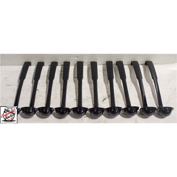 10 CARLISLE POLYCARB LADLE 0.75 OZ 10.5" BLACK