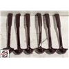 Image 1 : 6 CARLISLE POLYCARB LADLE 0.75 OZ 10.5" BURGUNDY
