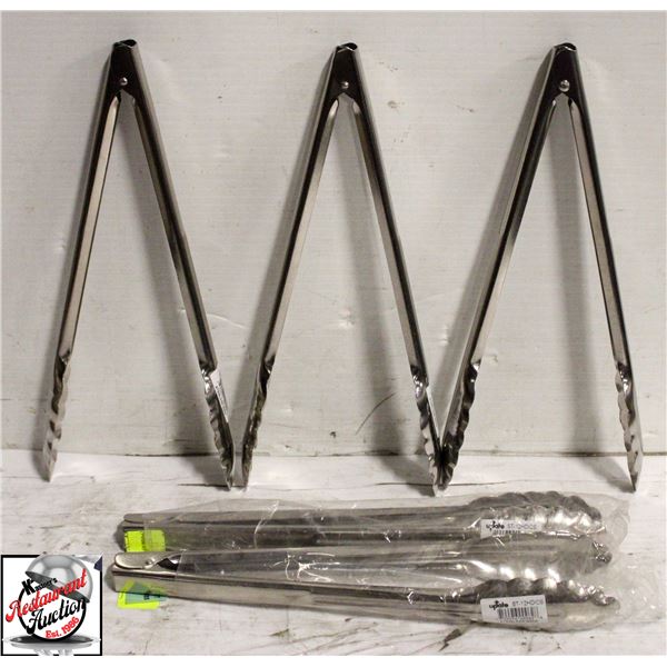 5 UPDATE INTERNATIONAL SPRING TONGS 12"