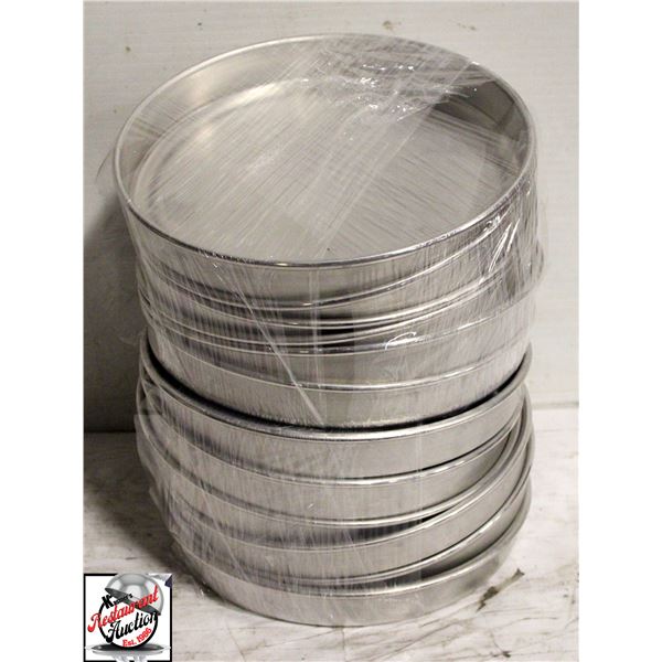 12 CROWN 8" ALUMINUM PIZZA PANS