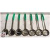 Image 1 : 7 JOHNSON ROSE 4 OZ STAINLESS STEEL PORTION SPOONS