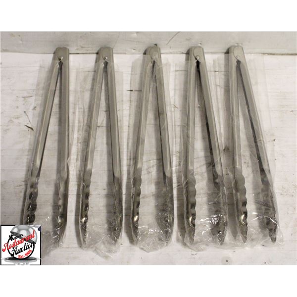 5 UPDATE INTERNATIONAL SPRING TONGS 12"