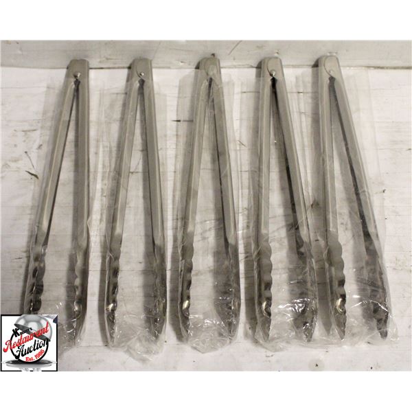 5 UPDATE INTERNATIONAL SPRING TONGS 12"