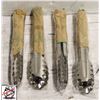 Image 1 : LOT OF 4 NEW TABLECRAFT 9.5" STAINLESS STEEL TONGS