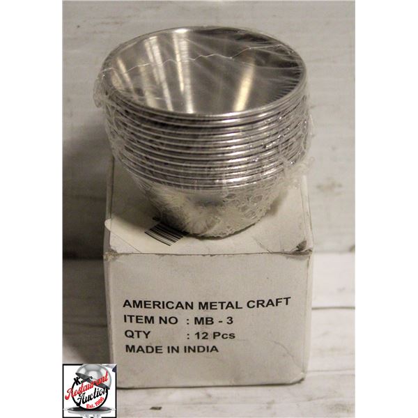 24 NEW AMERICAN METAL CRAFT 1-1/2 OZ S/S SAUCE