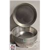 Image 1 : LOT OF 11 NEW ROUND 8" ALUMINUM 2" DEEP CAKE PANS
