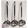Image 1 : LOT OF 3 NEW JOHNSON ROSE 12 OZ LADLES