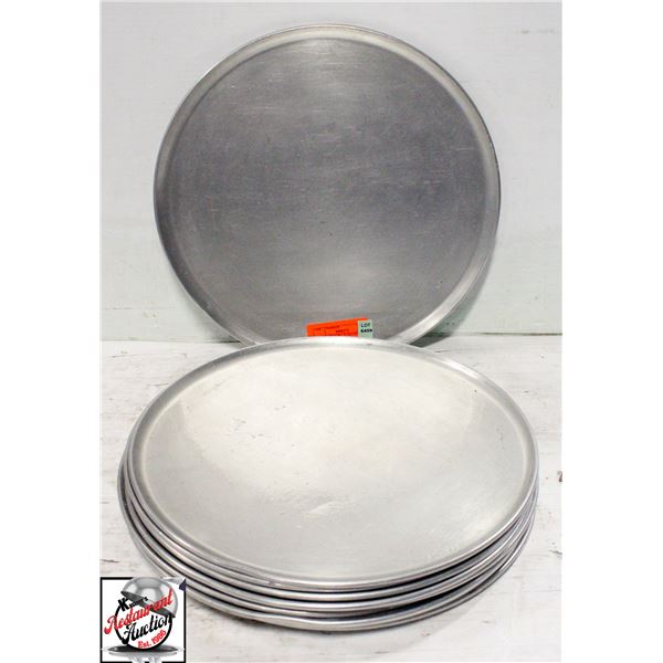 BAILIFF SEIZURE: 12 ALUMINUM 14" PIZZA PANS