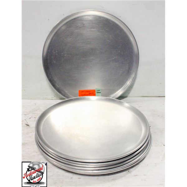 BAILIFF SEIZURE: 10 ALUMINUM 11" PIZZA PANS