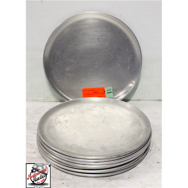 BAILIFF SEIZURE: 10 ALUMINUM 9" PIZZA PANS