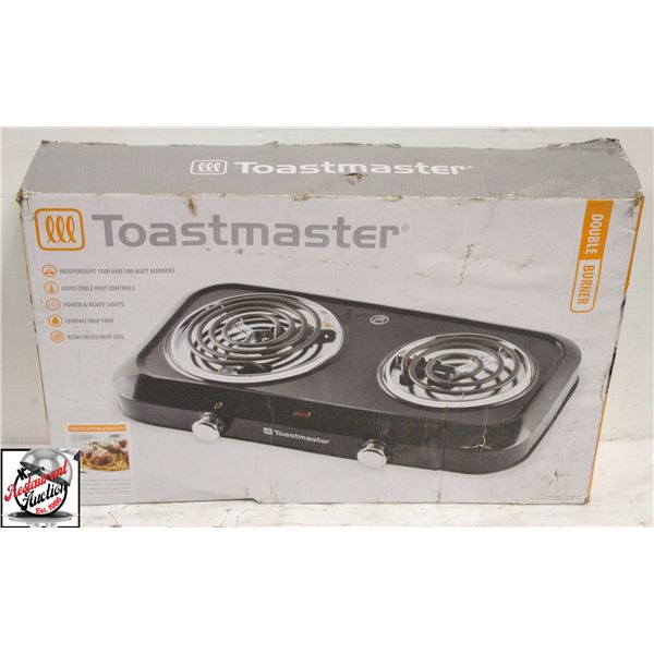 TOASTMASTER COUNTERTOP DOUBLE BURNER