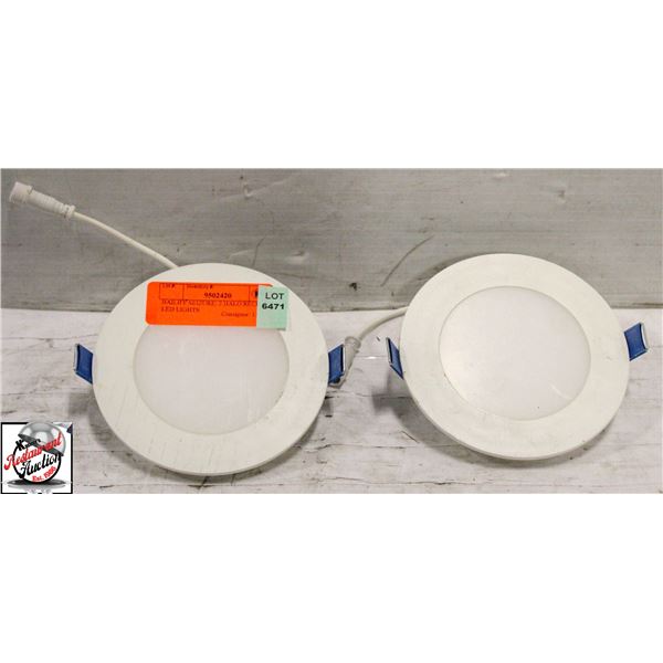 BAILIFF SEIZURE: 2 HALO RECESSED LED LIGHTS