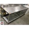 Image 2 : BAILIFF SEIZURE: S/S WORK TABLE 96" X 30" X 34.5"