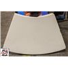 Image 2 : CRESCENT-SHAPED WHITE PLASTIC FOLDING TABLE